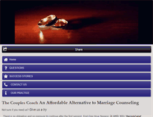 Tablet Screenshot of couplescoachpro.com